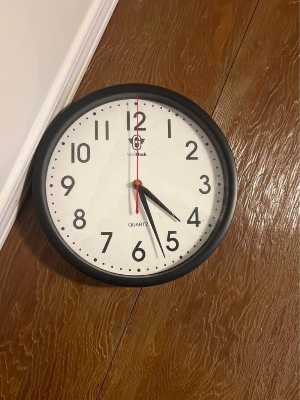 WallClock 10 Inch Silent Wall Clock Black